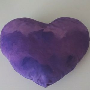 Purple Ombre Heart Shaped Pillow